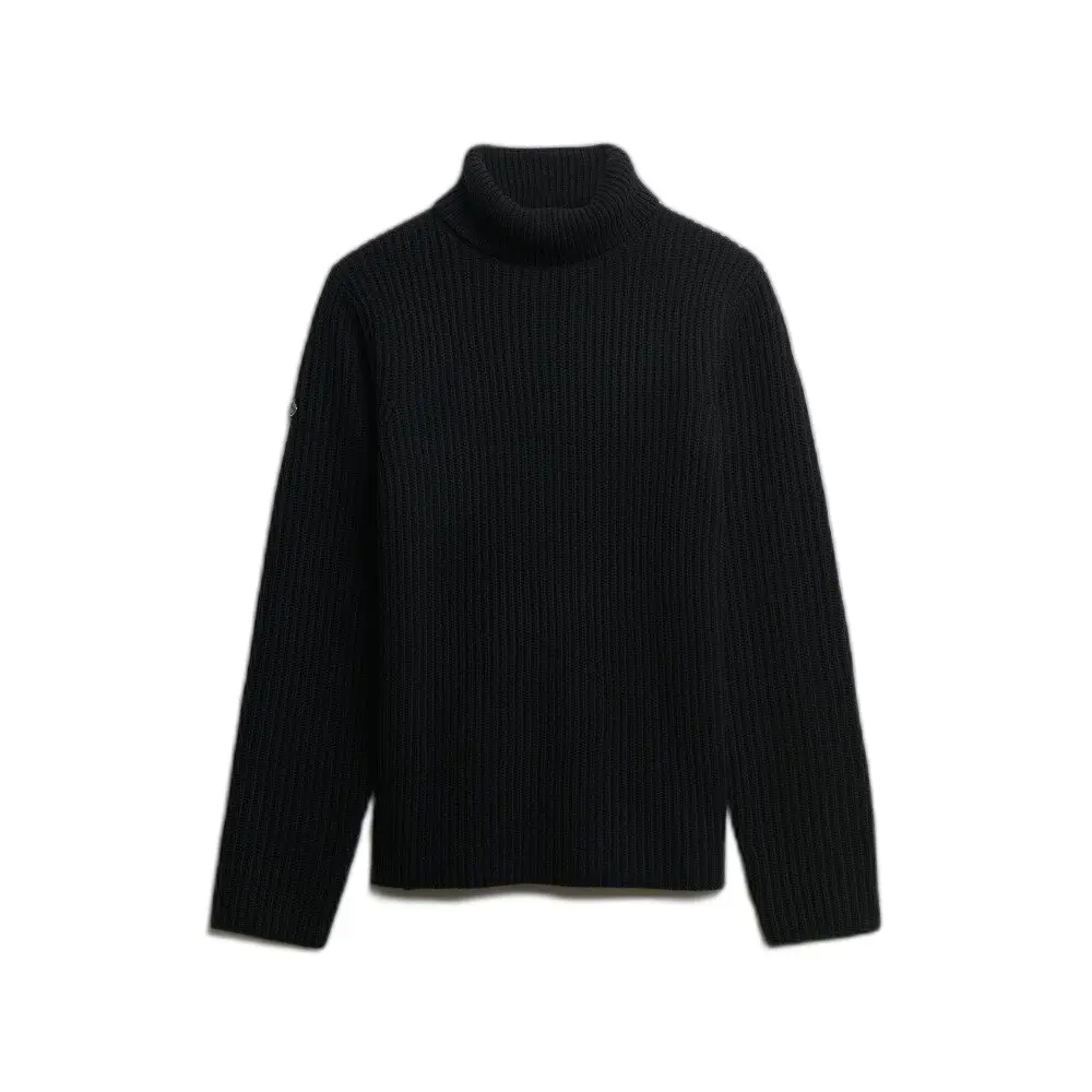 Pull Superdry Pull Henley en tricot câblé brossé US 8