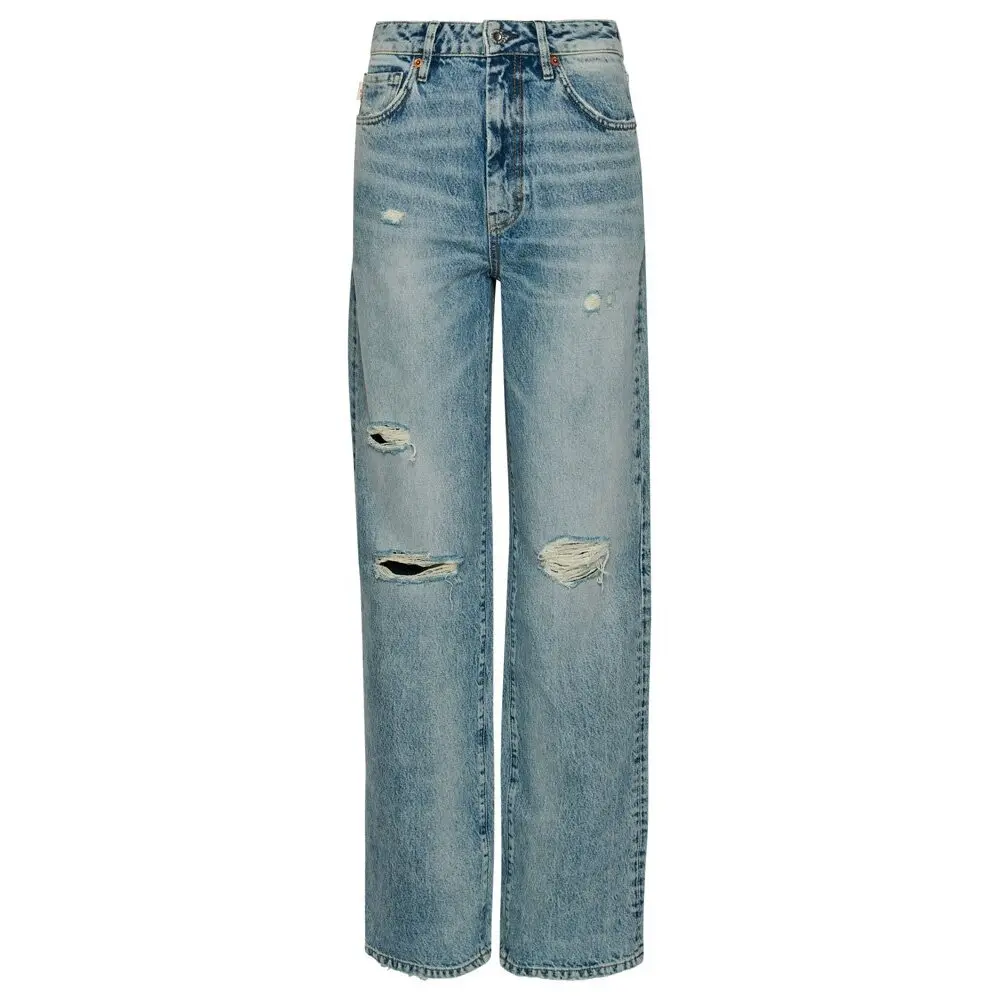 jeanss large en coton bio femme Superdry