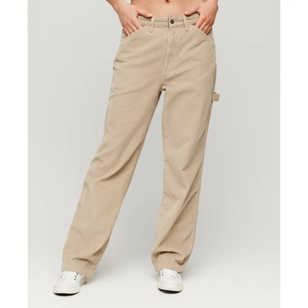 Pantaloni a coste da donna Superdry Carpenter