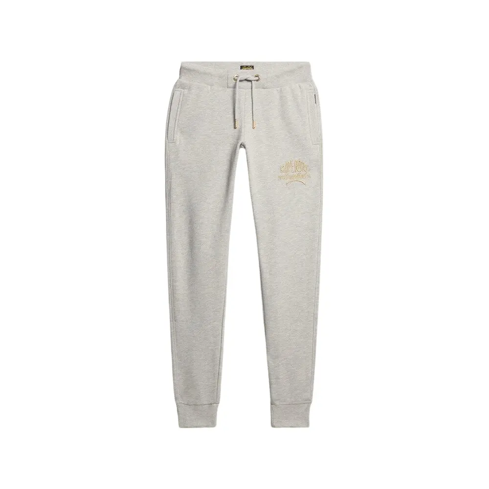 Pantalon de jogging slim femme Superdry Luxe Metallic Logo