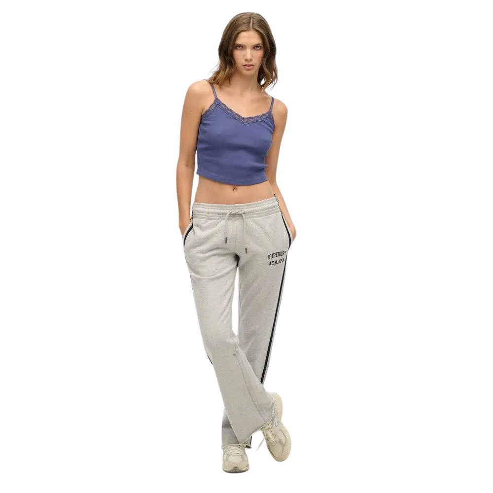 Pantalon de jogging évasé à rayures femme Superdry Athletic Essentials
