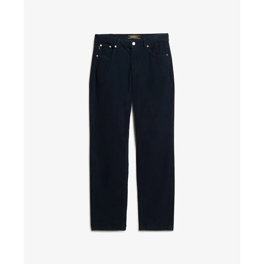 Pantalon droit en velours côtelé femme Superdry