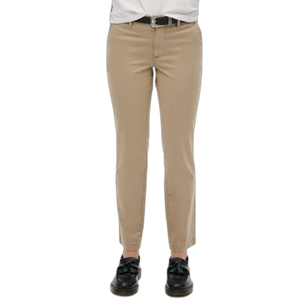 Pantalon chino taille mi haute femme Superdry