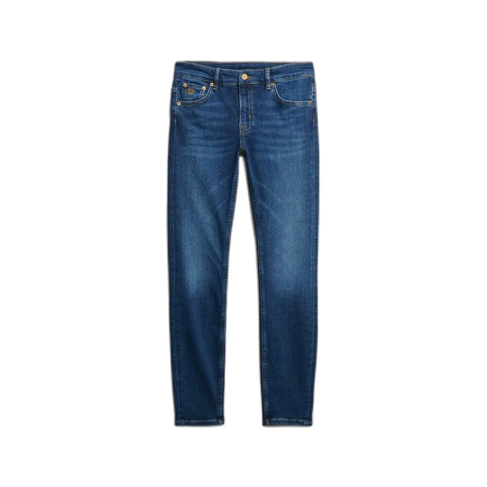 Jeans Superdry Jean Skinny Taille Mi Haute en Coton Biologique FR
