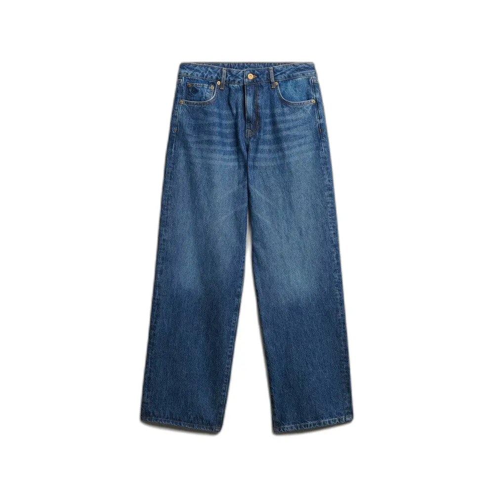 Jeans a gamba larga donna Superdry