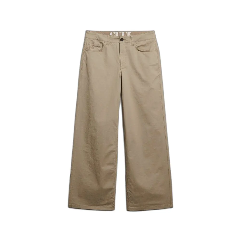 Pantaloni chino baggy donna Superdry