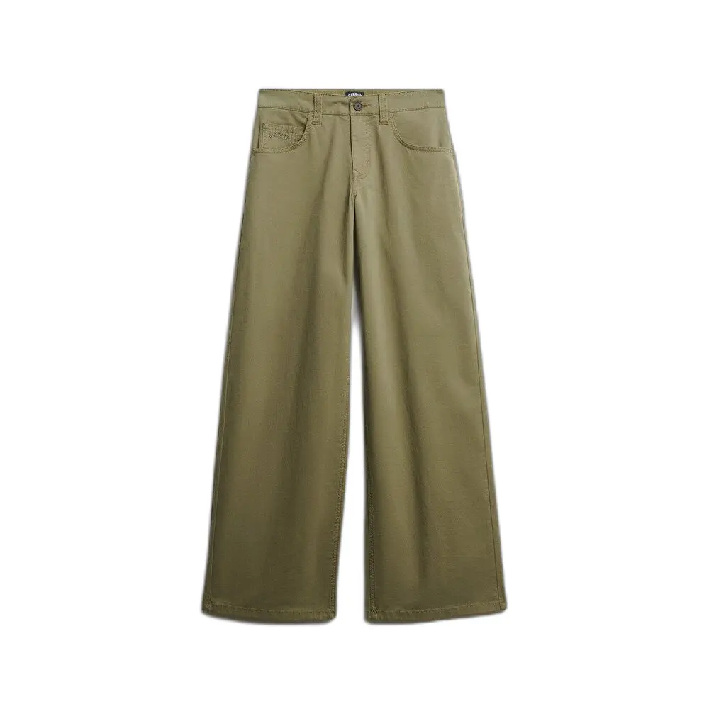 Pantaloni chino baggy donna Superdry