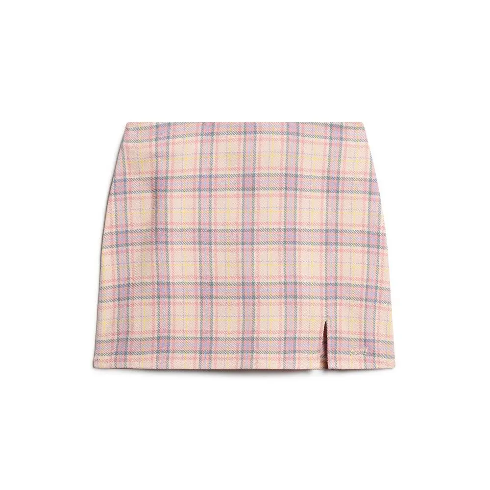 Mini jupe à carreaux femme Superdry