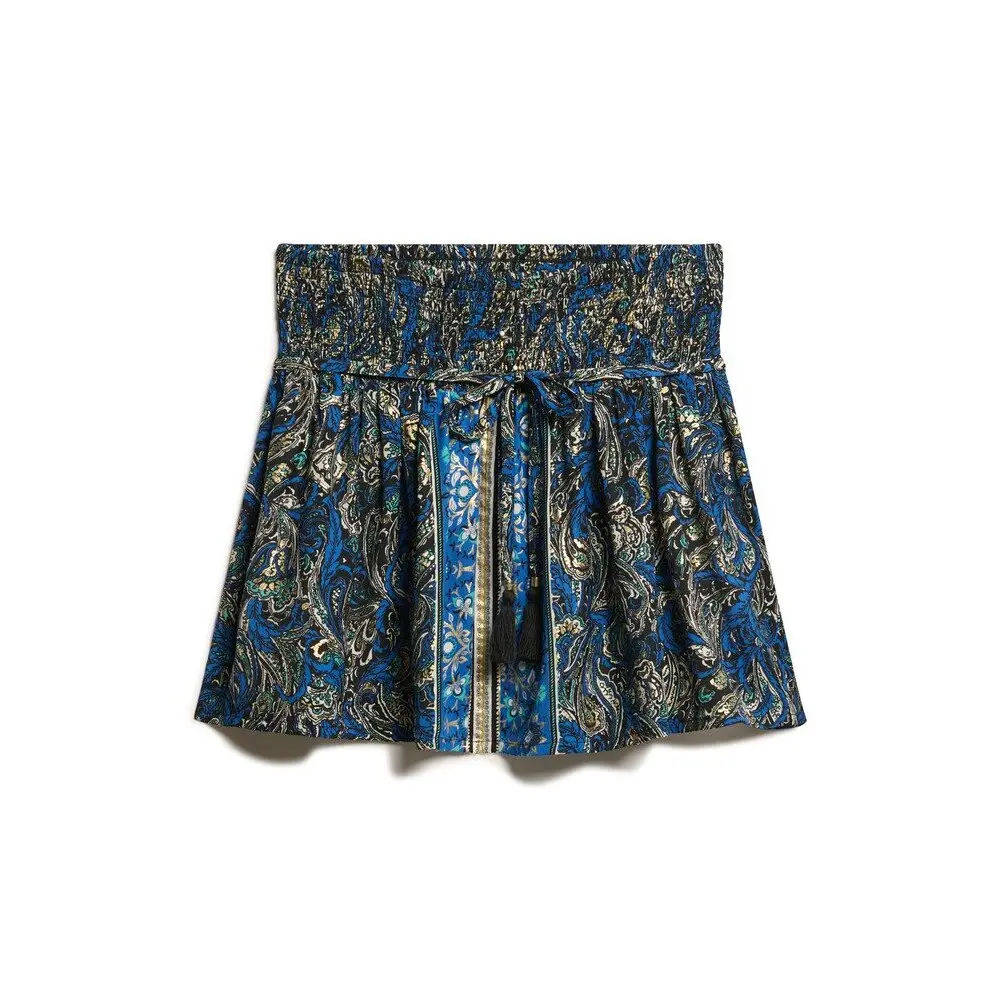 Mini jupe à motif cachemire femme Superdry St Tropez