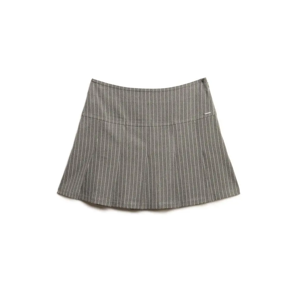 Mini jupe femme Superdry Pinstripe Pleat