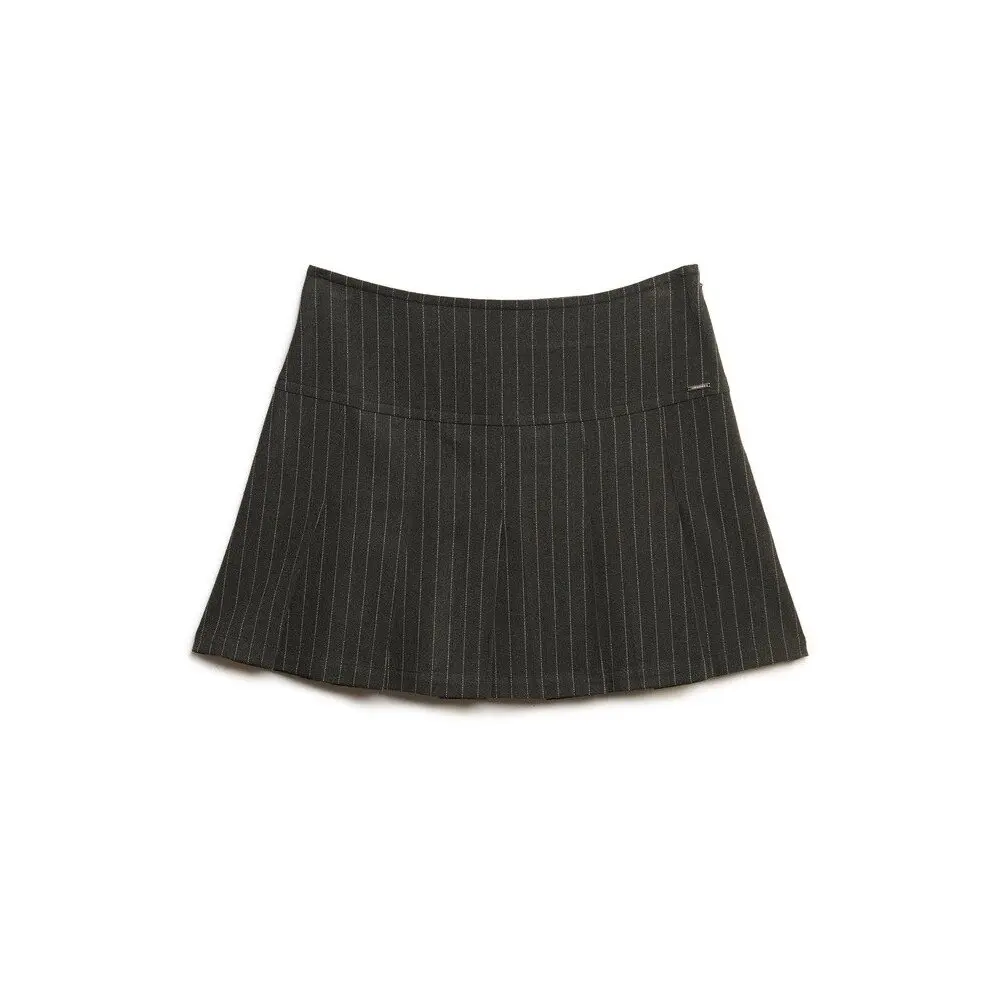 Mini jupe femme Superdry Pinstripe Pleat