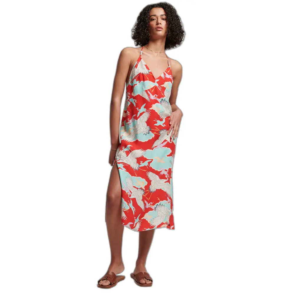 Robe nuisette mi longue à dos nu femme Superdry - vue 6