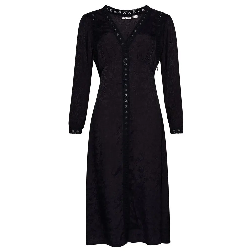Robe Superdry Robe à dentelle et manches longues EU - vue 7