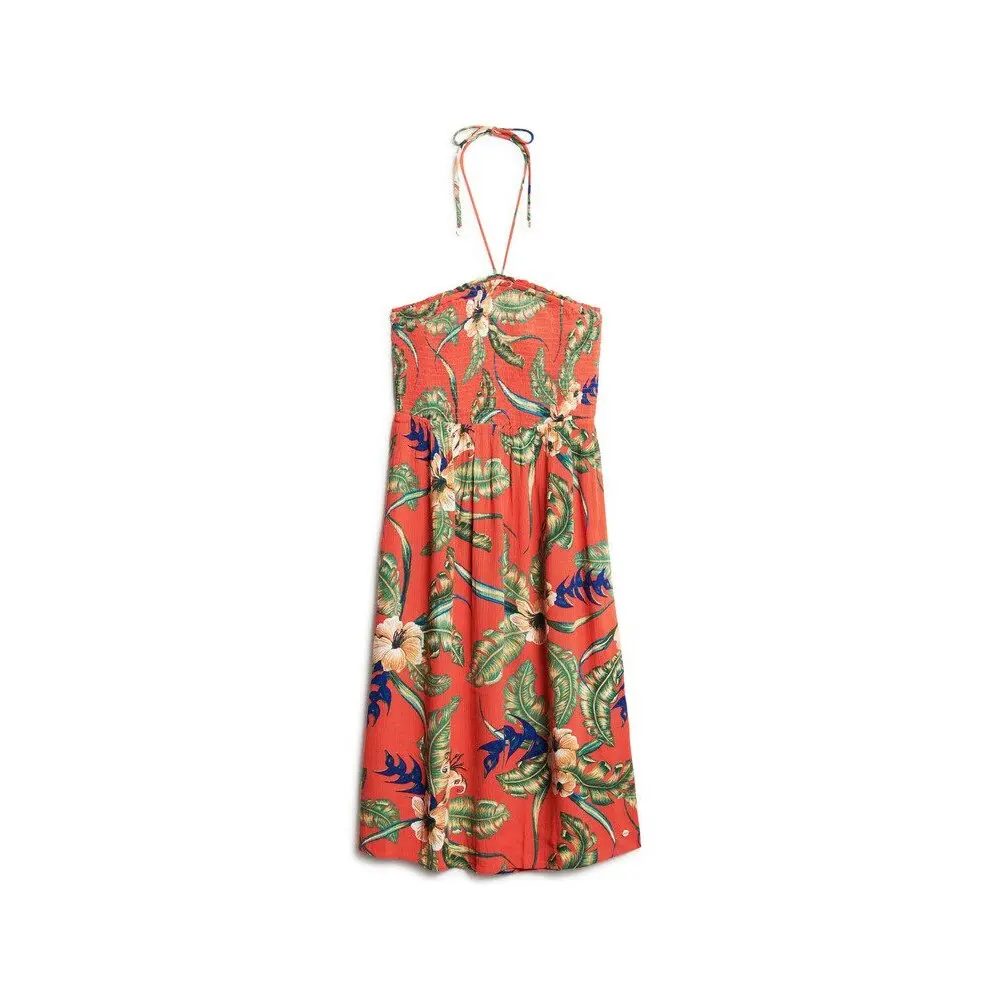 Robe Superdry Longue Smocked Midi Beach EU - vue 2
