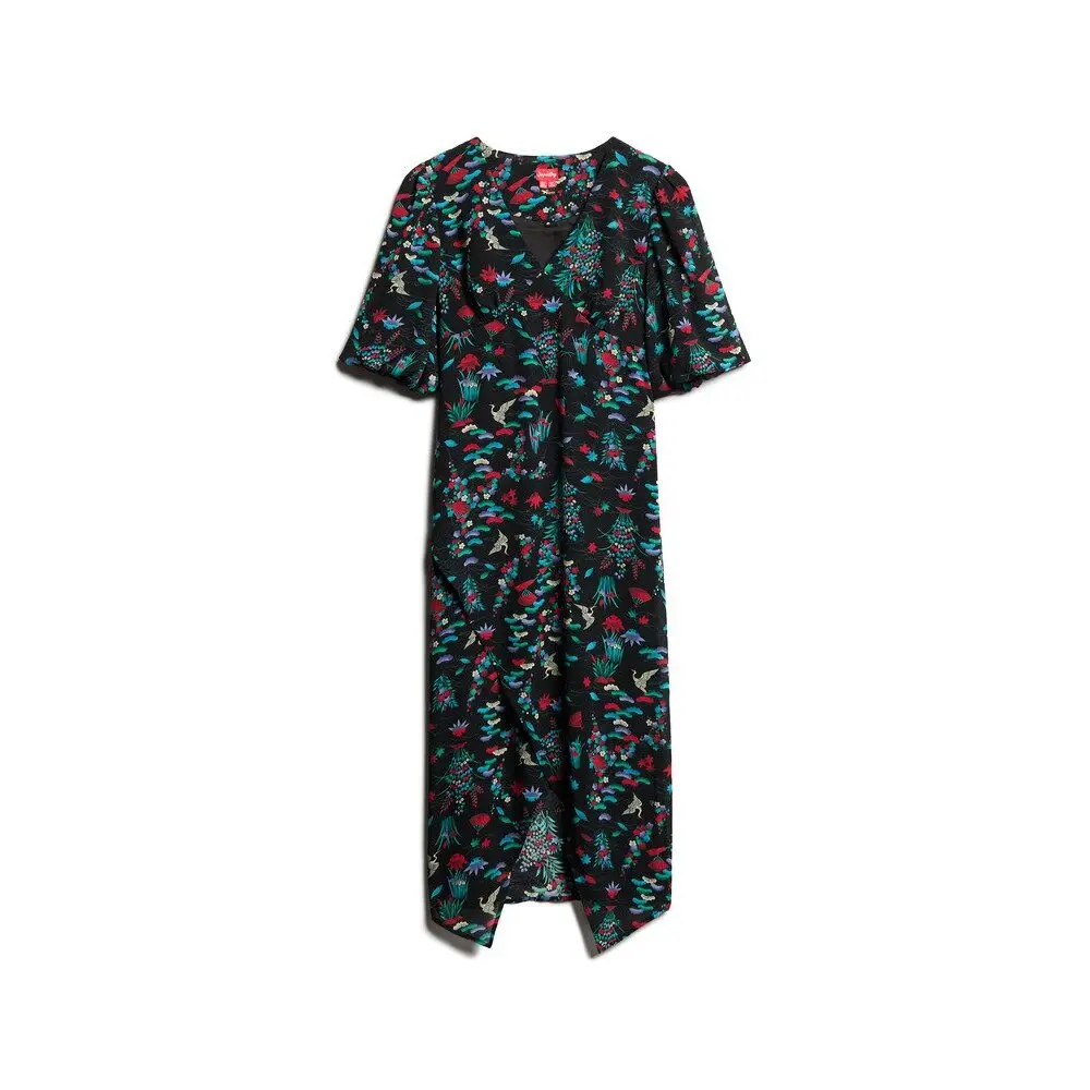 Robe mi longue transparente femme Superdry