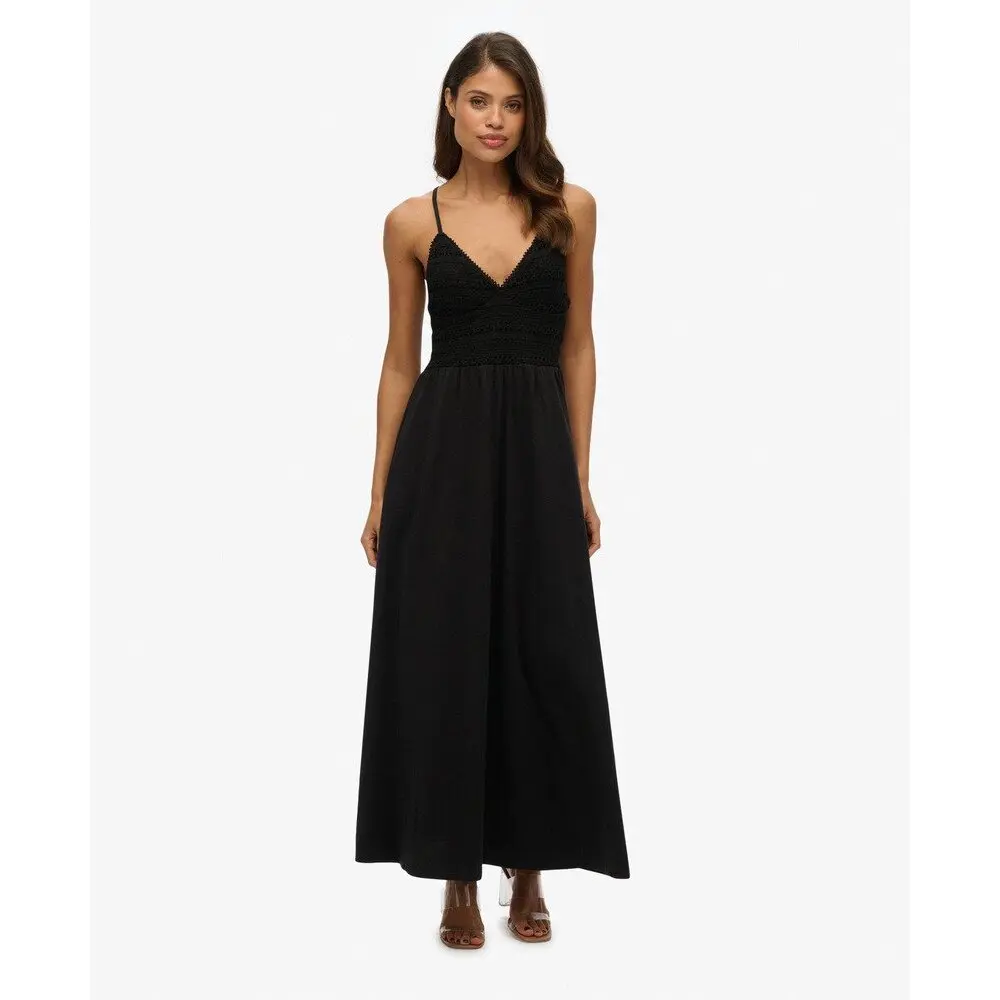 Robe longue en jersey femme Superdry