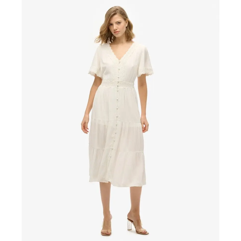 Robe mi longue Ibiza femme Superdry