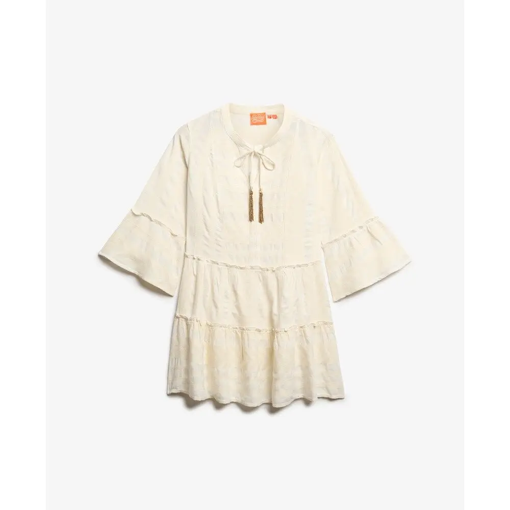 Robe Superdry Courte Ibiza Tiered EU - vue 2