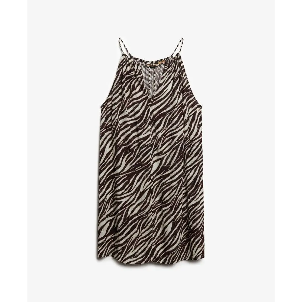 Robe courte caraco de plage femme Superdry