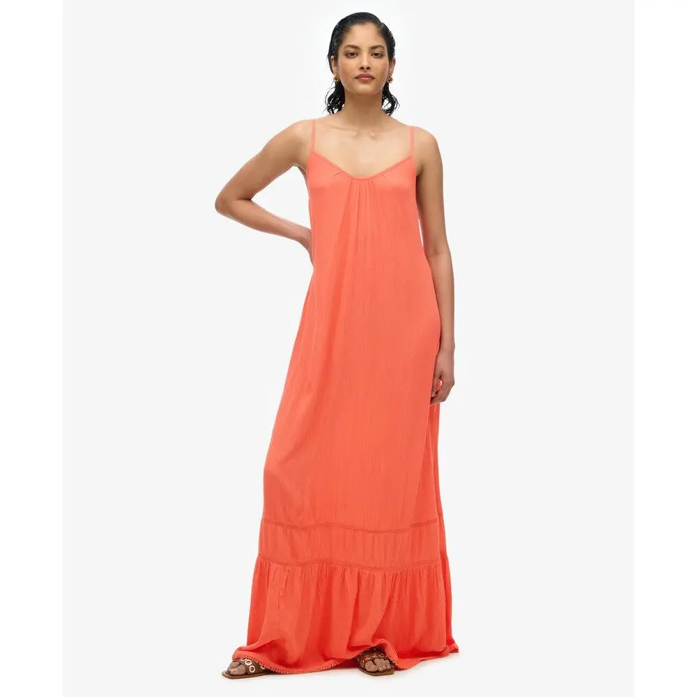 Robe caraco longue femme Superdry