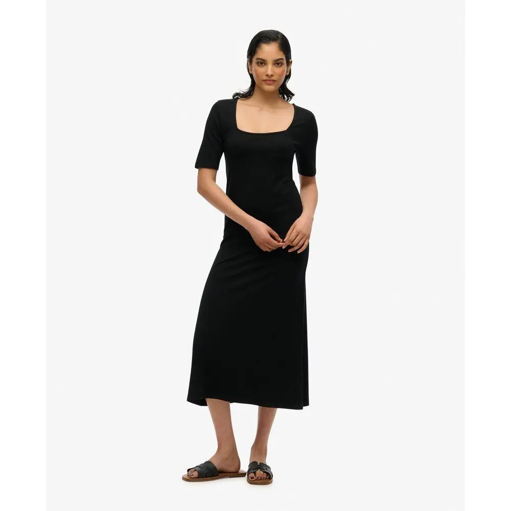 Robe mi longue en jersey femme Superdry