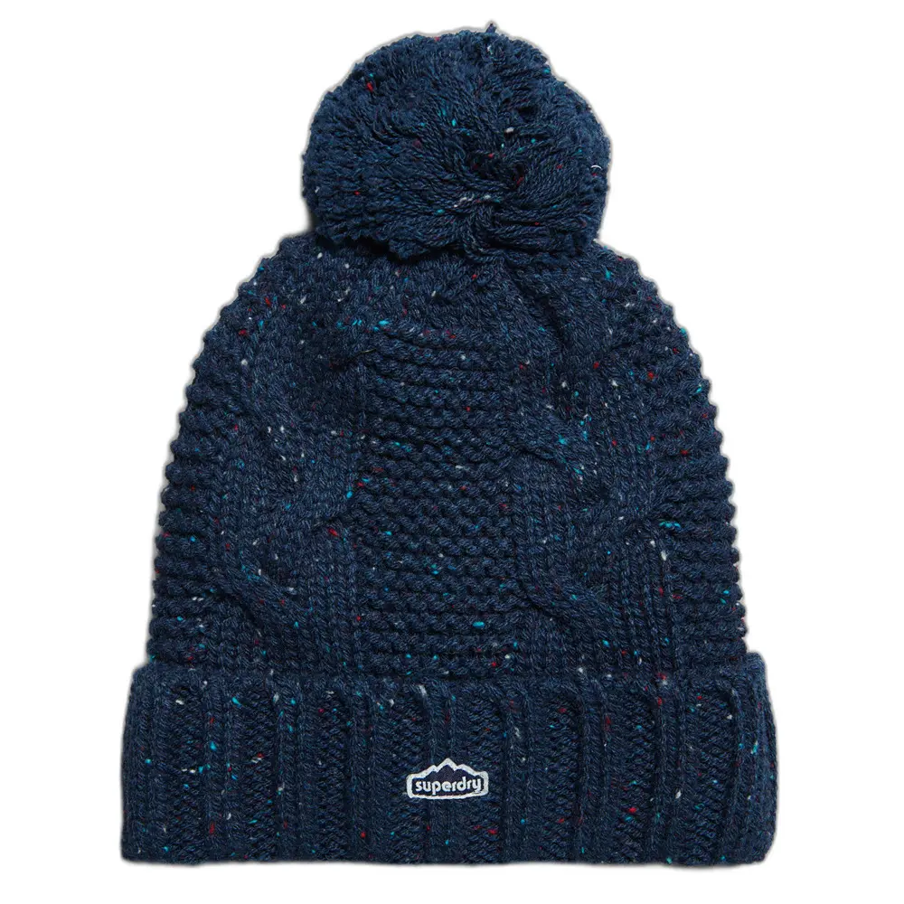 Bonnet enfant Superdry Bonnet à pompon en mailles torsadées femme Unique - vue 3