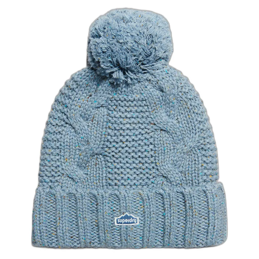Bonnet enfant Superdry Bonnet à pompon en mailles torsadées femme Unique - vue 7