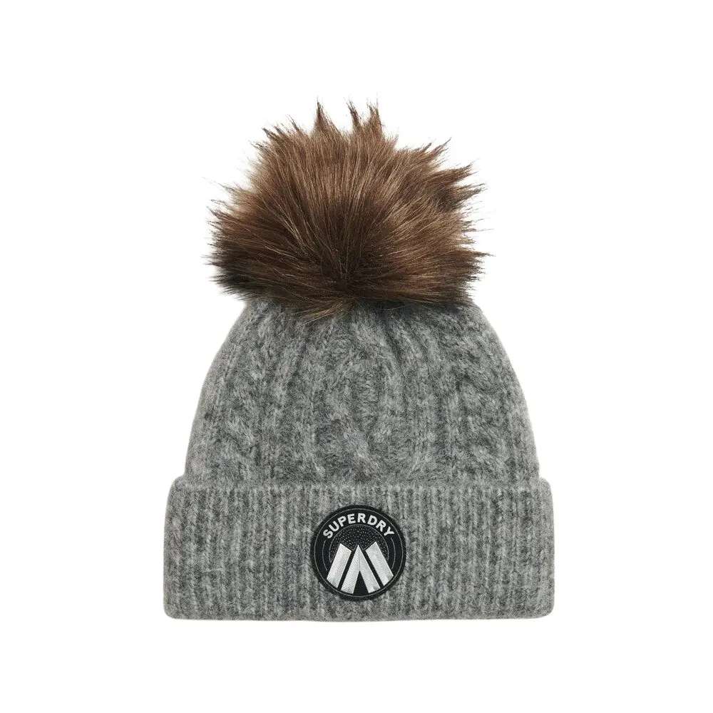 Bonnet en tricot torsadé femme Superdry Luxe
