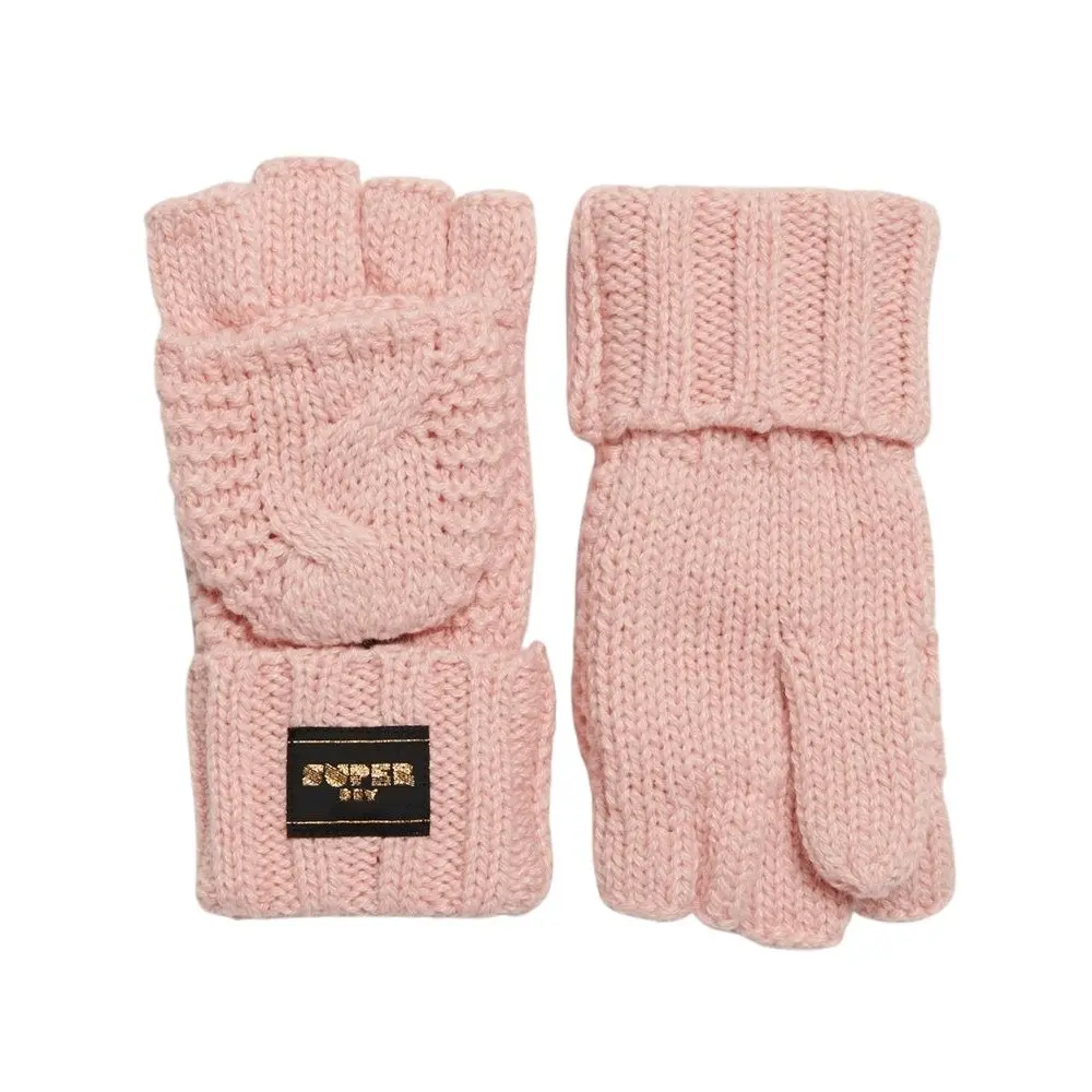 Gants maille torsadée femme Superdry