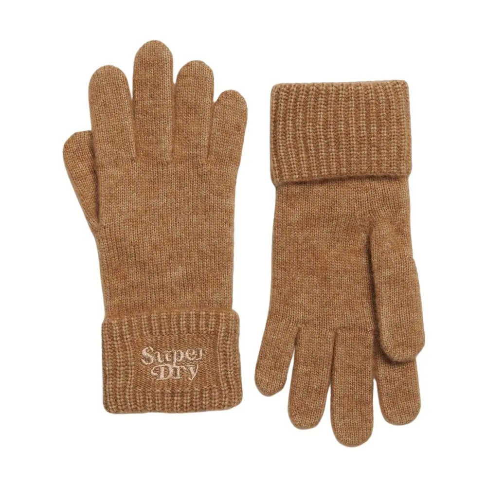 Gants en maille côtelée femme Superdry