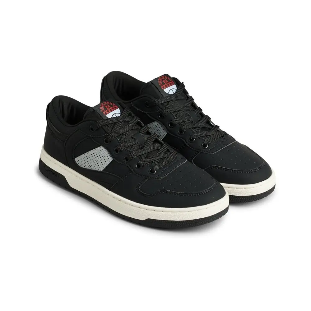 Superdry Women's Black Vegan Low Top Trainers Jump