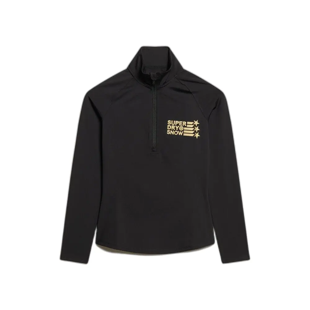 Superdry Damen Schwarz Trainingsoberteil,