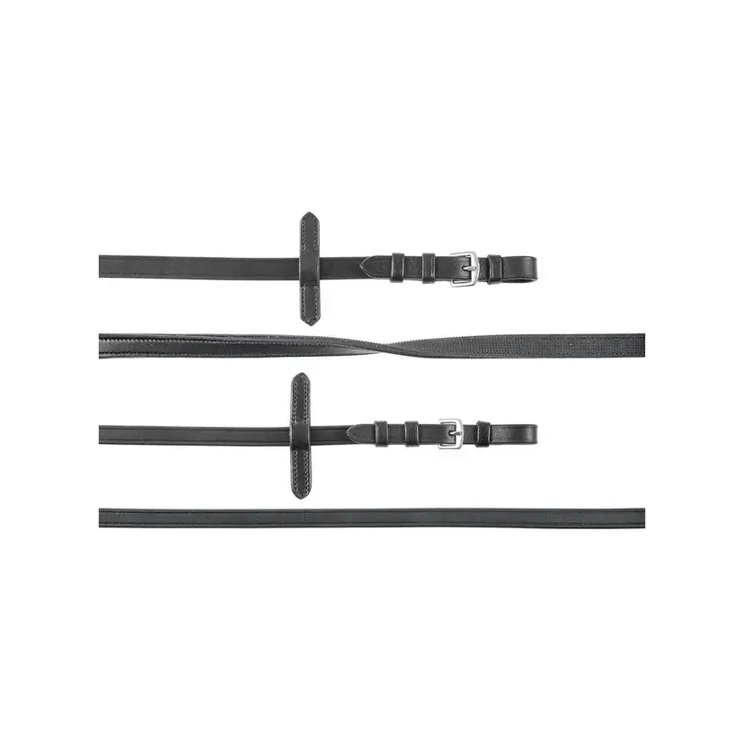Double Dressage Leather Reins for Horse Supreme