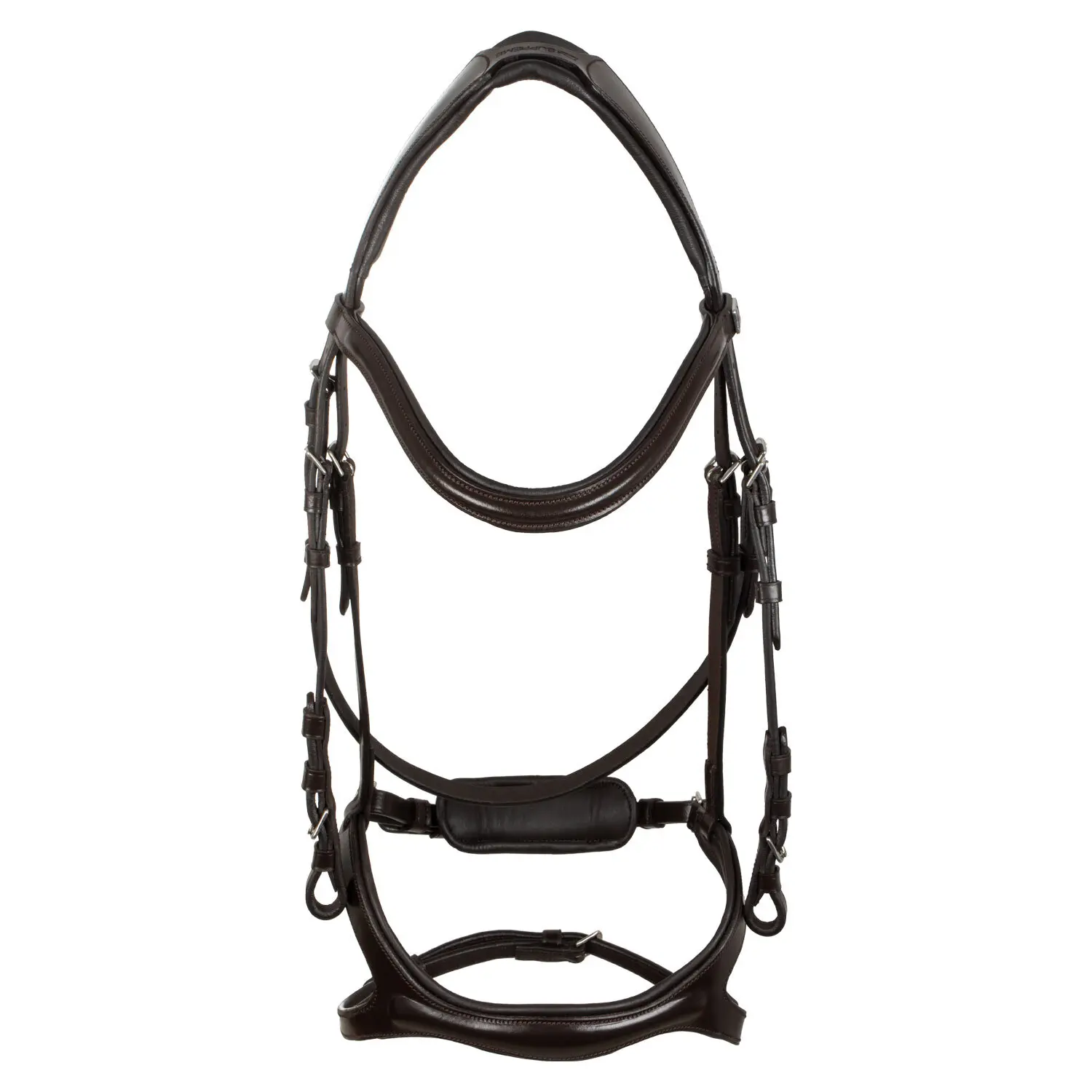 Anatomical riding bridles for horses with noseband Supreme