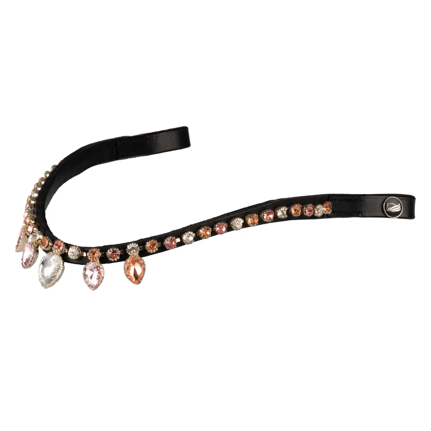 Browband for horse with rhinestones Supreme Modello Goccia