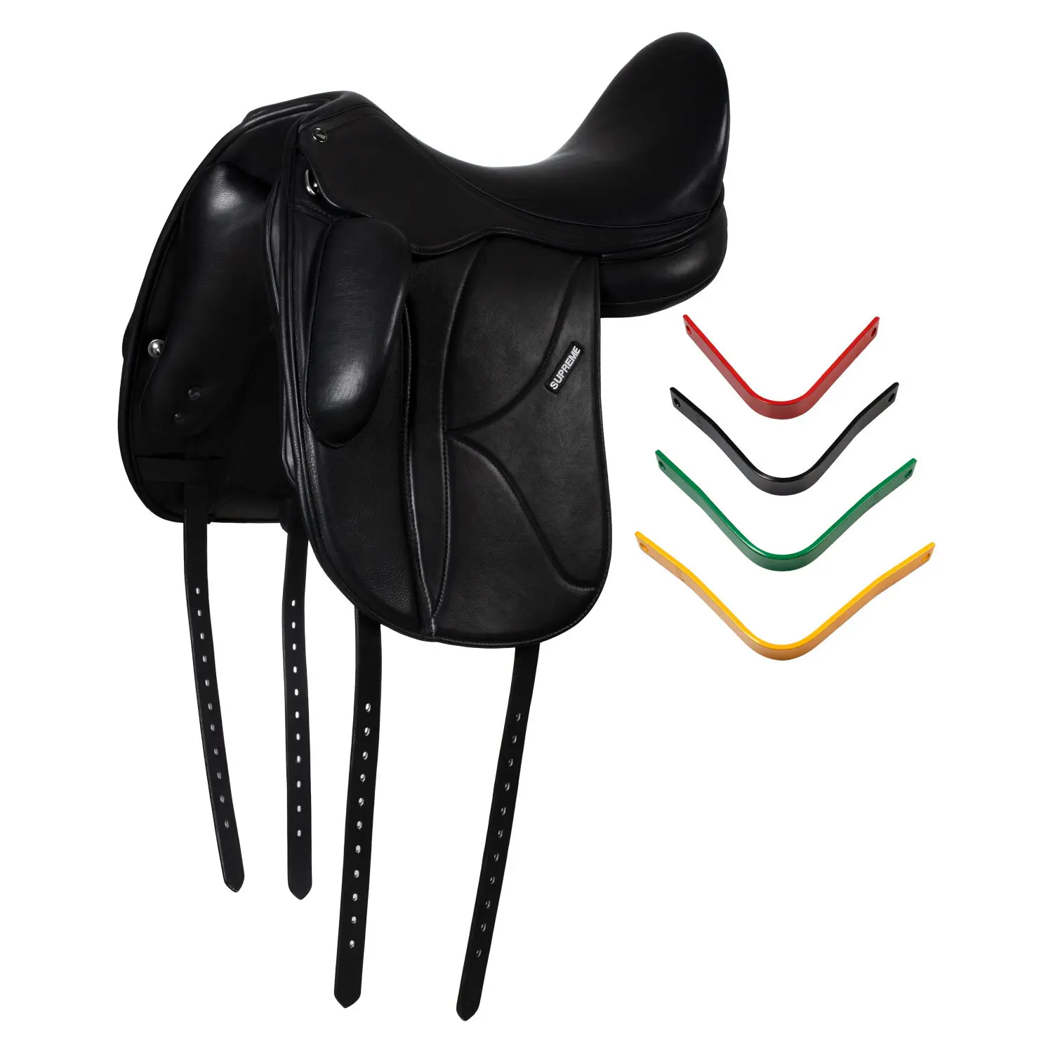 Sella da dressage per cavallo con arcata intercambiabile Supreme Richmond