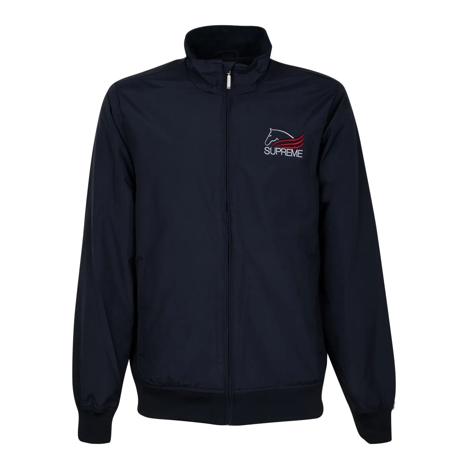 Giacca con zip completa e fodera in pile Supreme