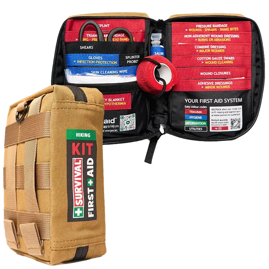 Eerste hulp kit voor wandeltochten Survival First Aid Kit