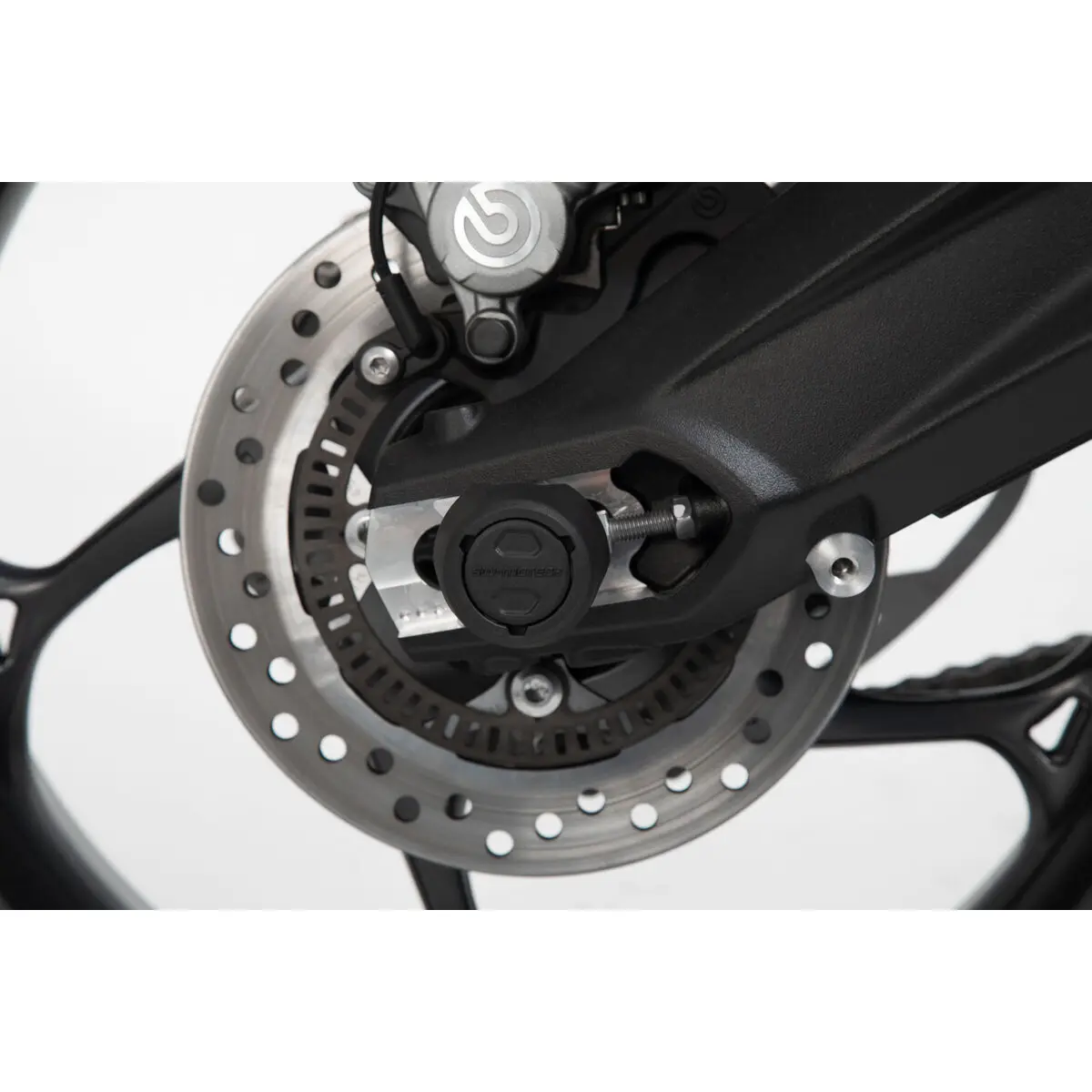 Schutzrollen für den Schwingarm SW-Motech Street Triple (12-), Daytona (15-)
