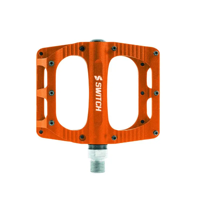 Paar Alu-Pedale Gewinde mit Noppen Switch Freeride