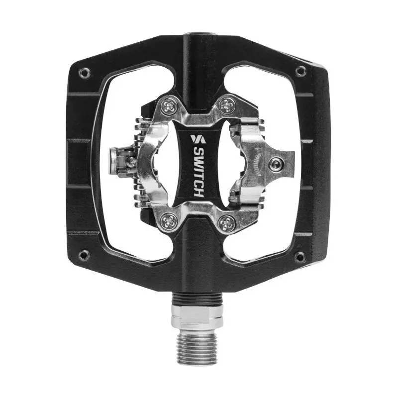 Paar pedalen gravel - plate automatique alu Switch Cnc (Shimano Spd)