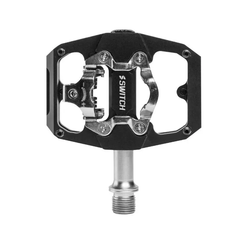 Paar pedalen gravel - plate automatique ou standard alu Switch Cnc (Shimano Spd)
