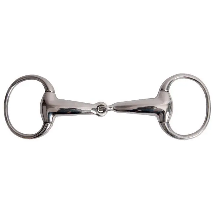 Olive bit for horse with hollow barrel T de T