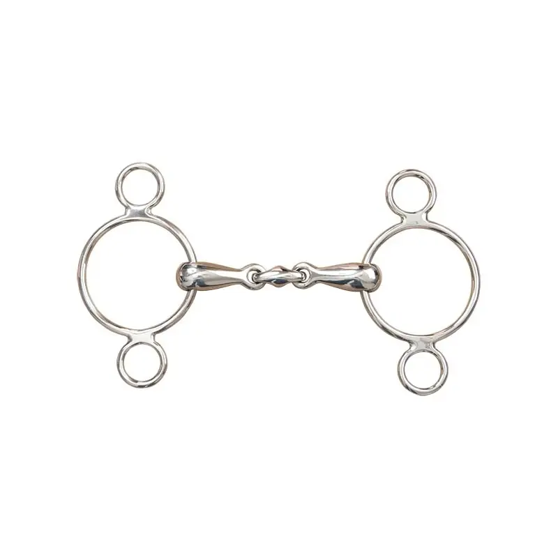 Pessoa double snaffle bit for horses T de T
