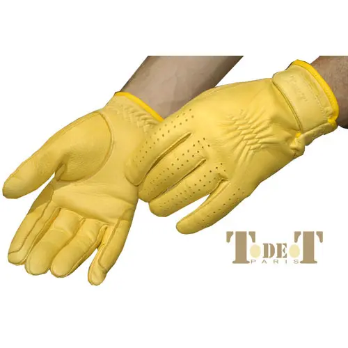 Leather riding gloves T de T