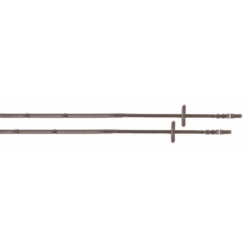 Horse Reins With Stirrups T de T Super Grip