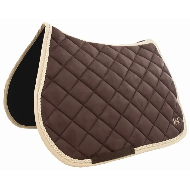 Saddle pad fontainebleau suede T de T