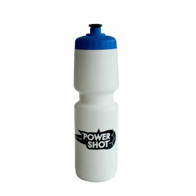 Powershot Blanc Gourde 750Ml Noir Avec Capuchon