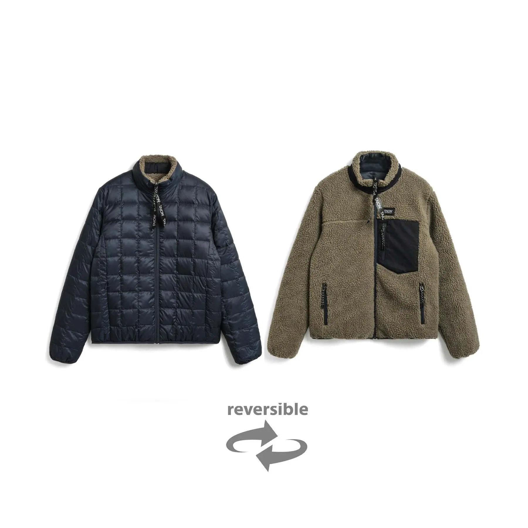 Reversible Daunenjacke Taion boa Mountain