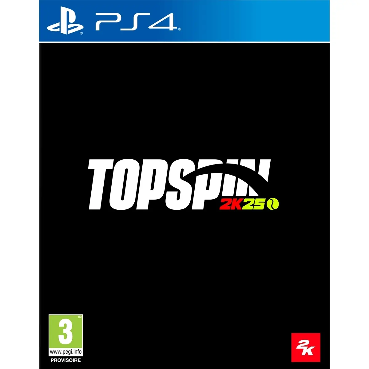 Jeux vidéo Take 2 Top Spin 2K25 - PS4 Jeux vidéo Take 2 Top Spin 2K25 - PS4
